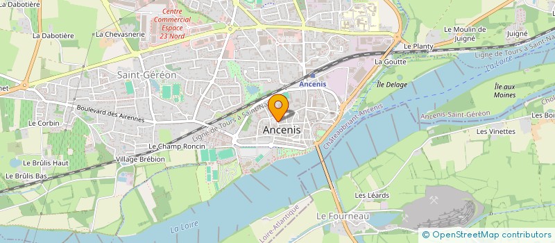 localisation de l'entreprise MONSIEUR CHRISTOPHE JACQUES-SEBASTIEN  ANCENIS-SAINT-GEREON