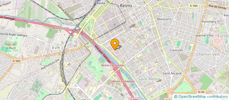 localisation de l'entreprise MONSIEUR CHRISTOPHE JACQUET  REIMS