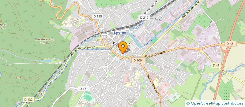 localisation de l'entreprise MONSIEUR CHRISTOPHE JACQUIN  SAVERNE