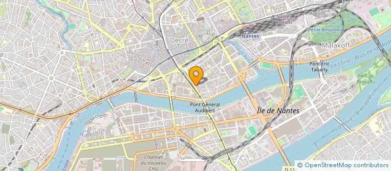 localisation de l'entreprise MONSIEUR CHRISTOPHE JADEAU à NANTES