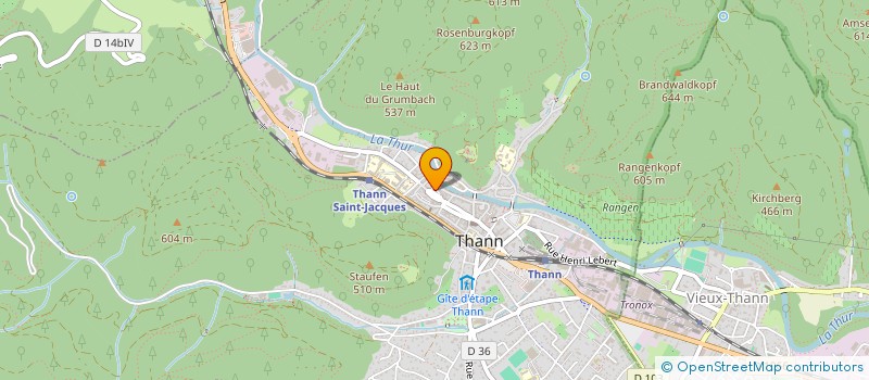 localisation de l'entreprise MONSIEUR CHRISTOPHE JAECK  THANN