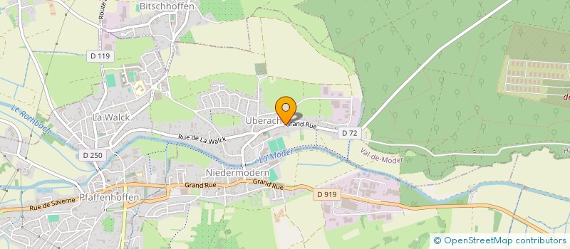 localisation de l'entreprise MONSIEUR CHRISTOPHE JAEGER  VAL-DE-MODER