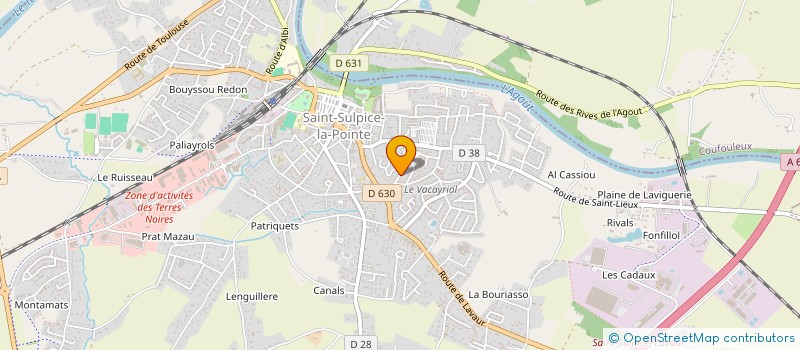 localisation de l'entreprise MONSIEUR CHRISTOPHE JAFFRAY  SAINT-SULPICE-LA-POINTE