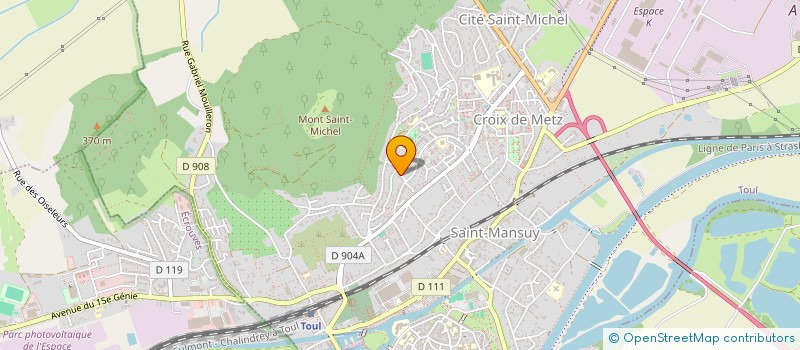 localisation de l'entreprise MONSIEUR CHRISTOPHE JAKUBIAK  TOUL