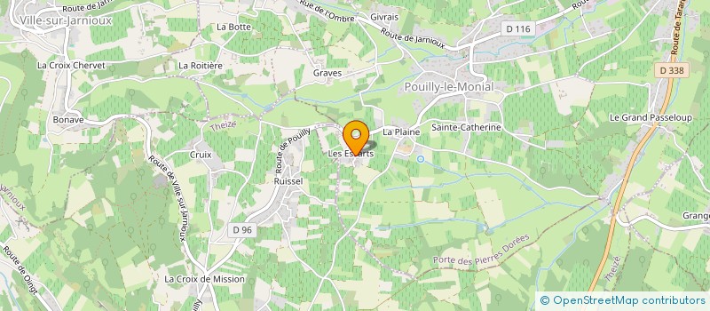 localisation de l'entreprise MONSIEUR CHRISTOPHE JALLAMON-GRIVAZ à PORTE-DES-PIERRES-DOREES