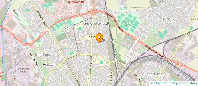 localisation de l'entreprise MONSIEUR CHRISTOPHE JALOUX  REIMS