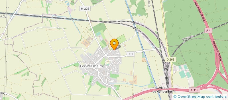 localisation de l'entreprise MONSIEUR CHRISTOPHE JAMANN  ECKWERSHEIM