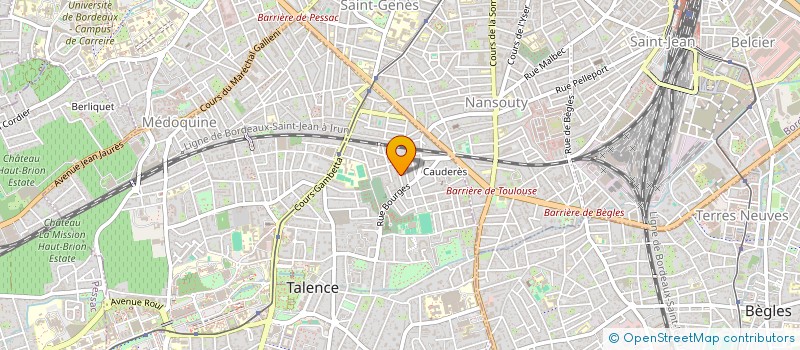 localisation de l'entreprise MONSIEUR CHRISTOPHE JAMARD à TALENCE