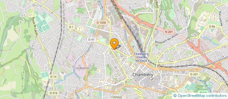 localisation de l'entreprise MONSIEUR CHRISTOPHE JANIN à CHAMBERY