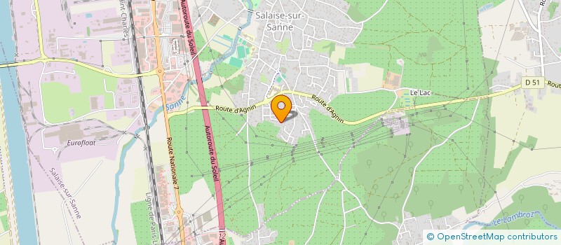 localisation de l'entreprise MONSIEUR CHRISTOPHE JANIN  SALAISE-SUR-SANNE