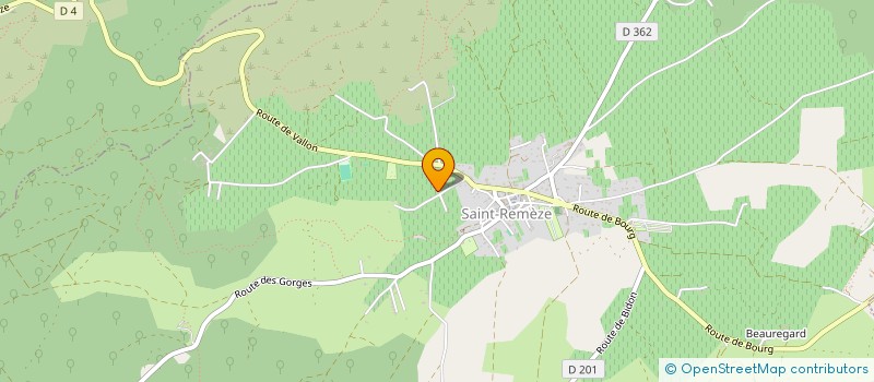 localisation de l'entreprise MONSIEUR CHRISTOPHE JAQUIN  SAINT-REMEZE