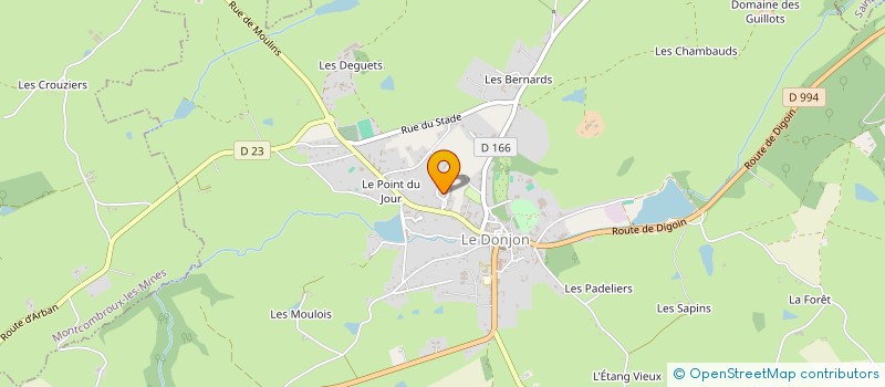 localisation de l'entreprise MONSIEUR CHRISTOPHE JARRE à LE PIN