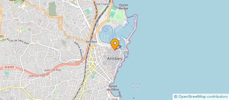 localisation de l'entreprise MONSIEUR CHRISTOPHE JARRY à ANTIBES