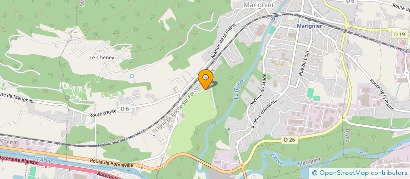 localisation de l'entreprise MONSIEUR CHRISTOPHE JARRY  MARIGNIER