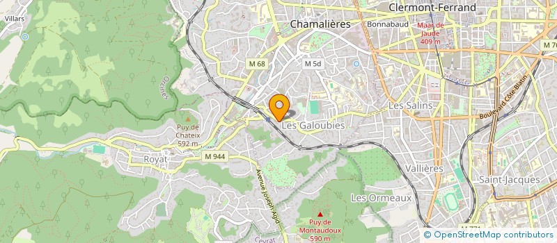 localisation de l'entreprise MONSIEUR CHRISTOPHE JAURAND à CHAMALIERES