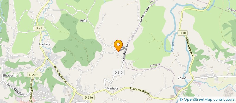 localisation de l'entreprise MONSIEUR CHRISTOPHE JAUREGUIBERRY  HASPARREN