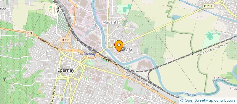 localisation de l'entreprise MONSIEUR CHRISTOPHE JAZERON  EPERNAY