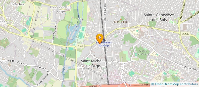 localisation de l'entreprise MONSIEUR CHRISTOPHE JEAN  SAINT-MICHEL-SUR-ORGE