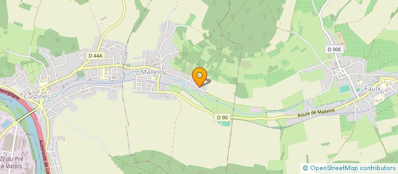 localisation de l'entreprise MONSIEUR CHRISTOPHE JEANDRE-CHARVET  MALLELOY