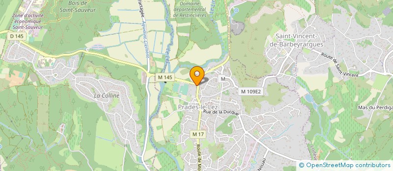 localisation de l'entreprise MONSIEUR CHRISTOPHE JEANJEAN  PRADES-LE-LEZ