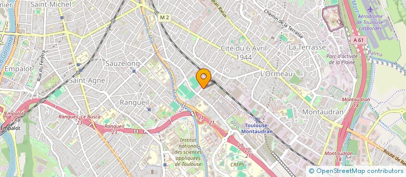 localisation de l'entreprise MONSIEUR CHRISTOPHE JEANSING  TOULOUSE