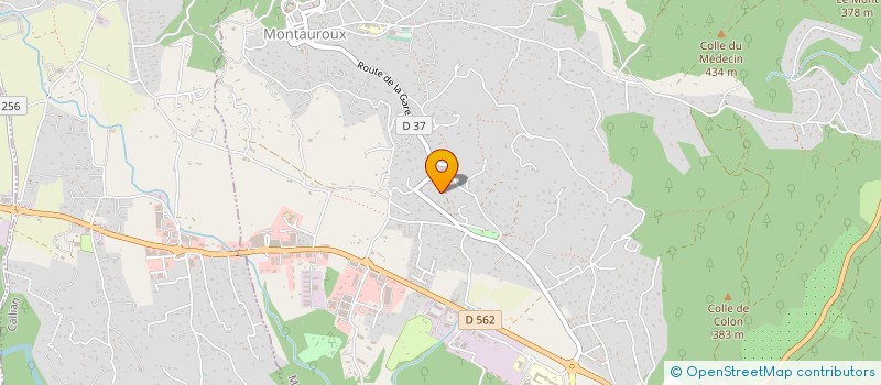 localisation de l'entreprise MONSIEUR CHRISTOPHE JEANSON  MONTAUROUX