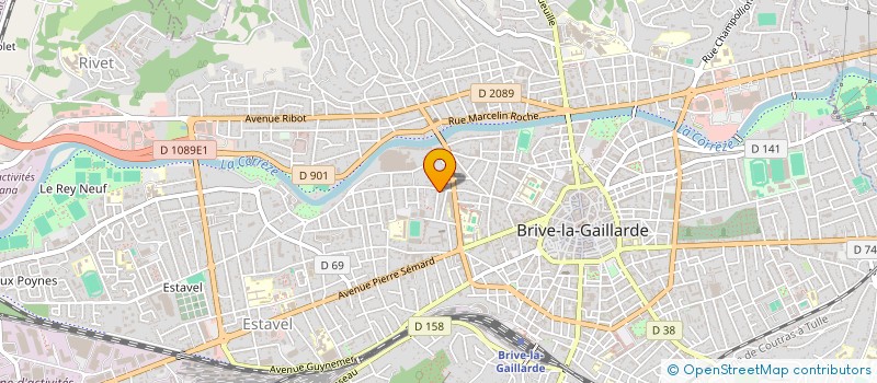 localisation de l'entreprise MONSIEUR CHRISTOPHE JEANSOU  BRIVE-LA-GAILLARDE