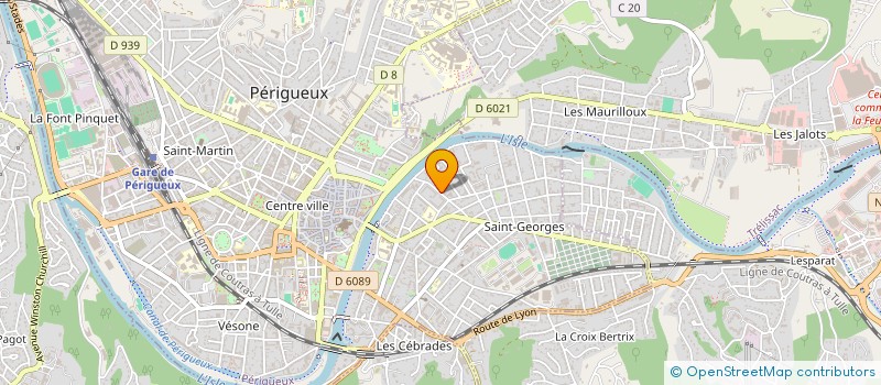 localisation de l'entreprise MONSIEUR CHRISTOPHE JINVRESSE  PERIGUEUX