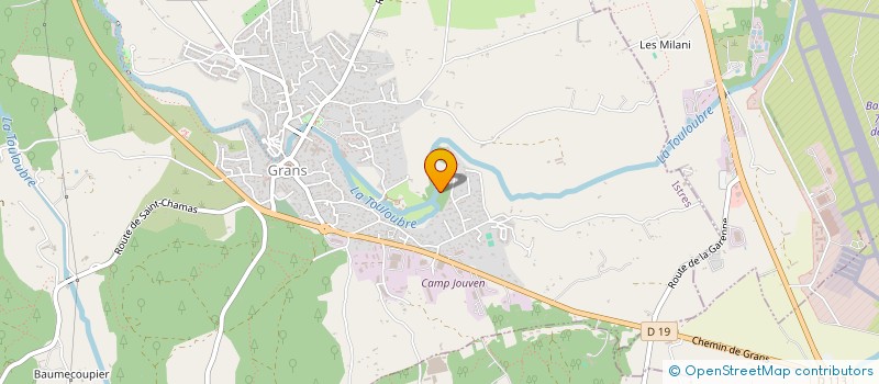 localisation de l'entreprise MONSIEUR CHRISTOPHE JOFFROY  GRANS