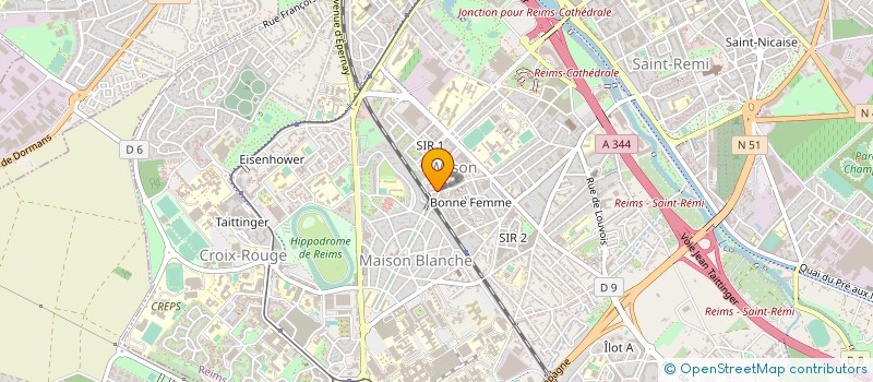 localisation de l'entreprise MONSIEUR CHRISTOPHE JOIRET  REIMS