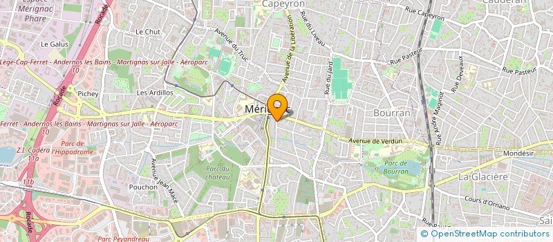 localisation de l'entreprise MONSIEUR CHRISTOPHE JOLIT à MERIGNAC