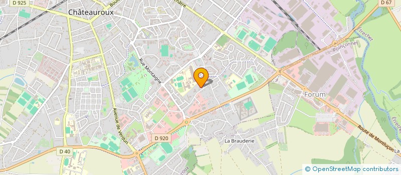 localisation de l'entreprise MONSIEUR CHRISTOPHE JOLLIVET à CHATEAUROUX