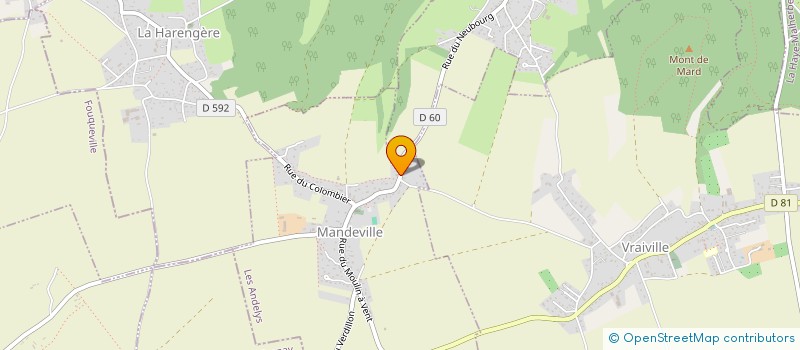 localisation de l'entreprise MONSIEUR CHRISTOPHE JOLY  MANDEVILLE