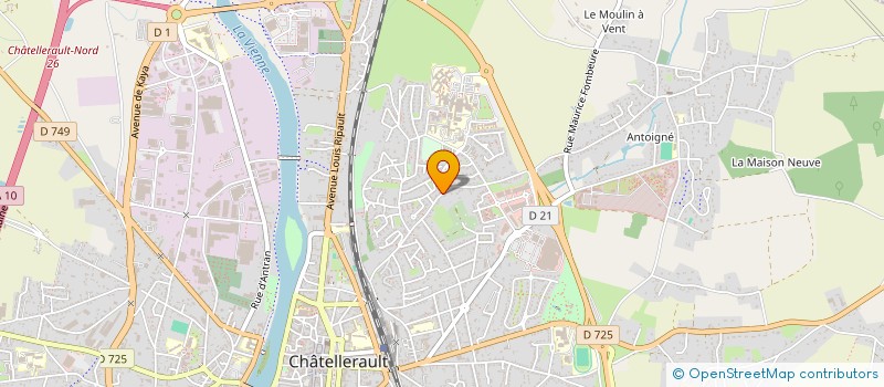 localisation de l'entreprise MONSIEUR CHRISTOPHE JONCKEERE  CHATELLERAULT