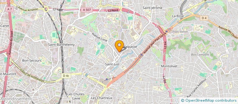 localisation de l'entreprise MONSIEUR CHRISTOPHE JONDET  MARSEILLE