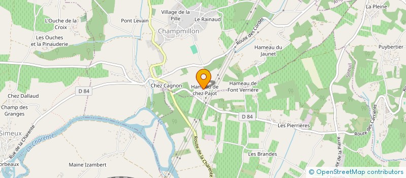 localisation de l'entreprise MONSIEUR CHRISTOPHE JONQUET à CHAMPMILLON