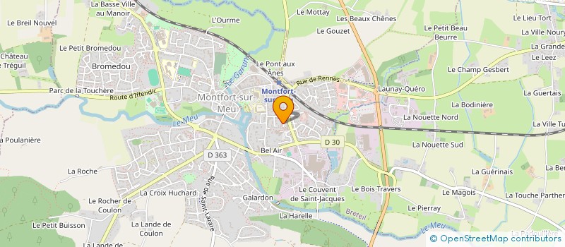 localisation de l'entreprise MONSIEUR CHRISTOPHE JORIOZ  MONTFORT-SUR-MEU