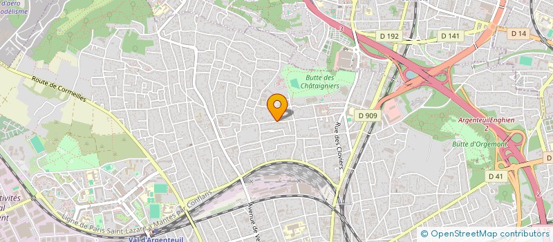 localisation de l'entreprise MONSIEUR CHRISTOPHE JOSSET  ARGENTEUIL