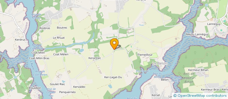 localisation de l'entreprise MONSIEUR CHRISTOPHE JOUAN  RIEC-SUR-BELON