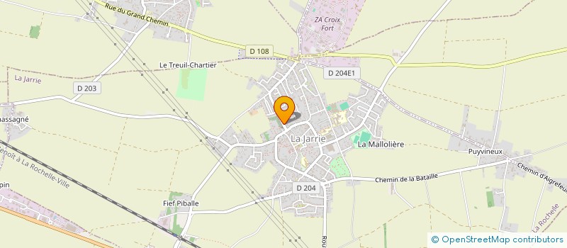 localisation de l'entreprise MONSIEUR CHRISTOPHE JOUANIN  LA JARRIE