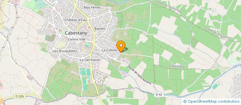 localisation de l'entreprise MONSIEUR CHRISTOPHE JOUANNEL  LE BOULOU