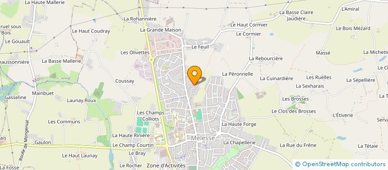 localisation de l'entreprise MONSIEUR CHRISTOPHE JOUATEL  MELESSE