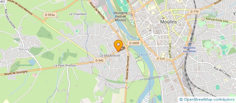 localisation de l'entreprise MONSIEUR CHRISTOPHE JOUAULT à MOULINS
