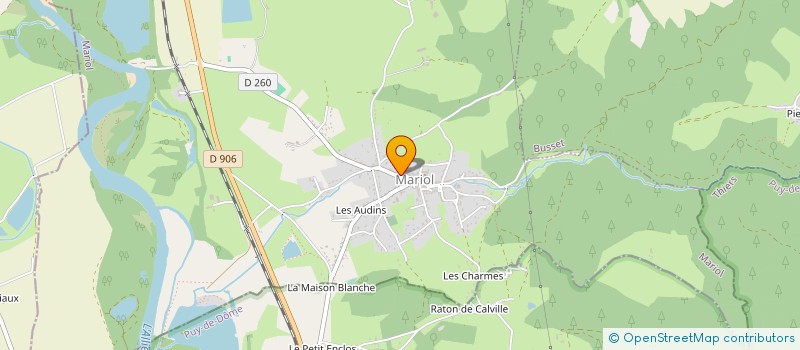 localisation de l'entreprise MONSIEUR CHRISTOPHE JOUFFRE à MARIOL