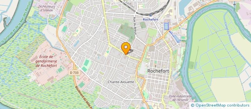 localisation de l'entreprise MONSIEUR CHRISTOPHE JOULIN à ROCHEFORT