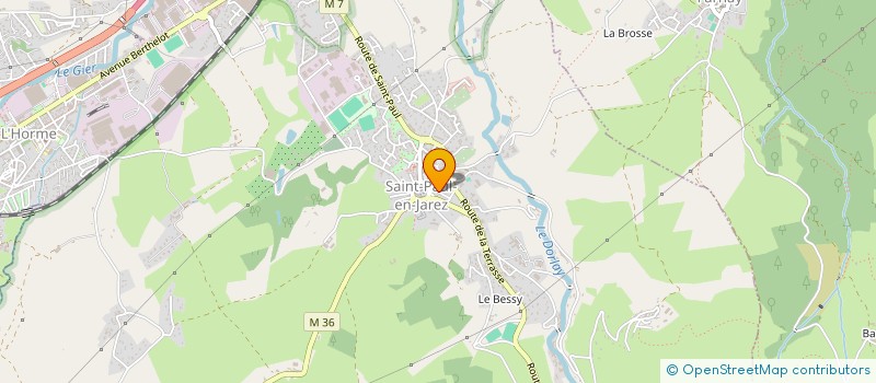 localisation de l'entreprise MONSIEUR CHRISTOPHE JOUMARD  SAINT-PAUL-EN-JAREZ