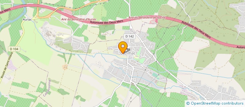 localisation de l'entreprise MONSIEUR CHRISTOPHE JOURDAN  CAZILHAC