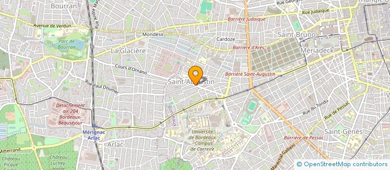 localisation de l'entreprise MONSIEUR CHRISTOPHE JOURDANNAUD  BORDEAUX