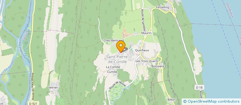 localisation de l'entreprise MONSIEUR CHRISTOPHE JOURNET  SAINT-PIERRE-DE-CURTILLE