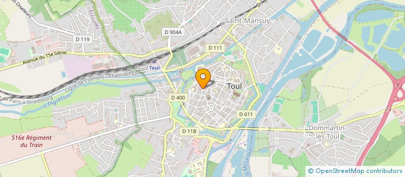 localisation de l'entreprise MONSIEUR CHRISTOPHE JOYER à TOUL